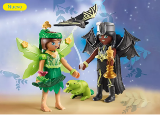 Playmobil - 71350 - Forrest Fairy & Bat Fairy with Soul Animals