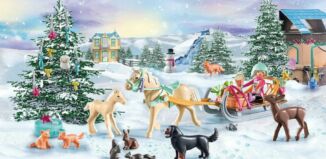 Playmobil - 71345 - Adventskalender Pferde: Weihnachtliche Schlittenfahrt
