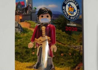 Playmobil - AESCLICK.2020.ESPECIAL X ANIVERSARIO GUINNESS WORLD RECORDS-esp - Gentleman with preventive mask - Detail Playmobil - AESCLICK.2020.ESPECIAL X ANIVERSARIO GUINNESS WORLD RECORDS-esp - Gentleman with preventive mask