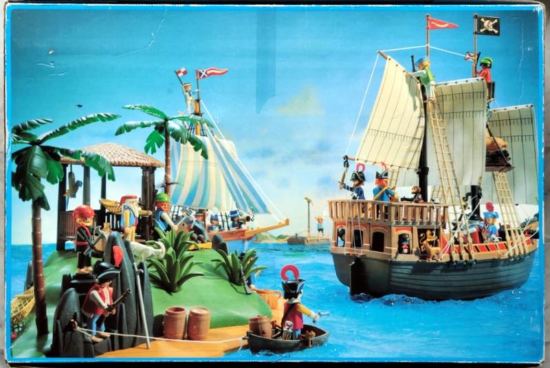 Playmobil 3799v1 - Treasure island - Back