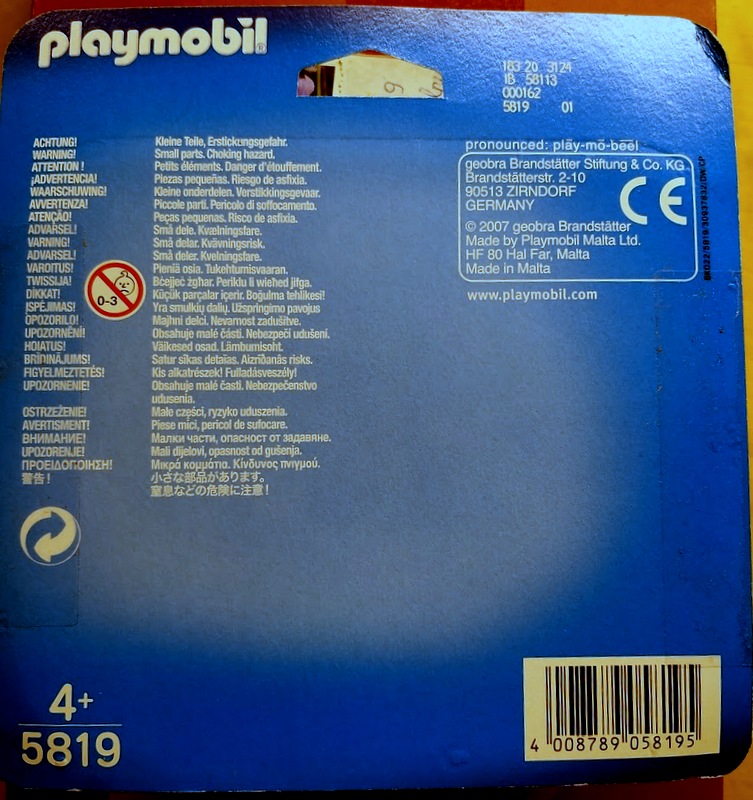 Playmobil 5819v2-fra - Duo Pack Pirates - Back