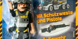 Playmobil - 30790164-ger - SEK-Polizist mit Schutzweste, Pistole und Gewehr