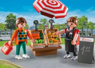 Playmobil - 71388-ger - Vegetable stall