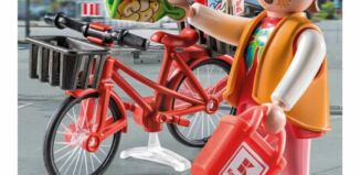 Playmobil - 71390-ger - Fahrrad-Einkäuferin