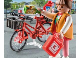 Playmobil - 71390-ger - Shopper on bicycle