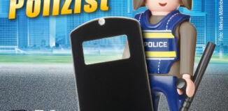 Playmobil - 30797174v1-ger - Powerfull policeman. With helmet, baton and shield