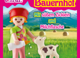Playmobil - 30794243-ger - Girl with little goat and milk bottle