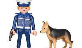 Playmobil - R071-3079700-esp - Polizist mit Spürhund