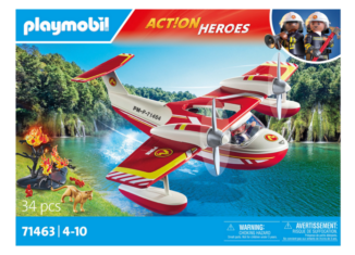 Playmobil - 71463 - Hydravion avec pompier