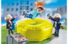 Playmobil - 71465 - Firemen with Rescue pad