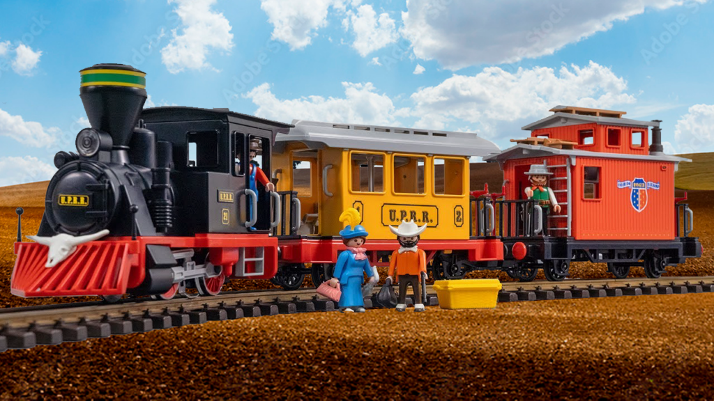 Playmobil Set: 3958 - Small Western Train Set - Klickypedia