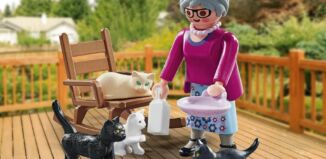Playmobil - 71172 - Grand-mère avec chats