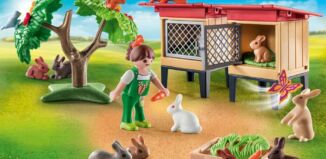 Playmobil - 71252 - Enfant avec enclos et lapins