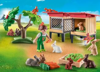 Playmobil - 71252 - Rabbit Hutch