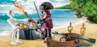 Playmobil - 71254 - Starter Pack Pirate with Rowing Boat
