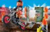 Playmobil - 71256 - Starter Pack Stuntshow Motorbike with fire wall