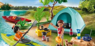 Playmobil - 71425 - Camping  con Hoguera