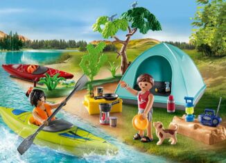 Playmobil - 71425 - Campsite with Campfire