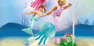 Playmobil - 71504 - Enfants sirènes avec méduses et coquillages