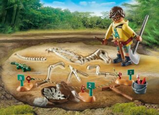 Playmobil - 71527 - Archaeological Dig with Dinosaur Skeleton