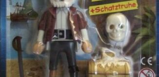 Playmobil - 30799853-ger - Pirat Graubart mit Totenkopf und Schatztruhe