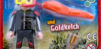 Playmobil - 30793414-ger - Treasure Diver with moray eel and golden goblet