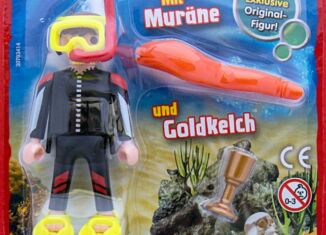 Playmobil - 30793414-ger - Treasure Diver with moray eel and golden goblet