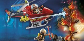 Playmobil - 71195 - Hélicoptère bombardier des pompiers