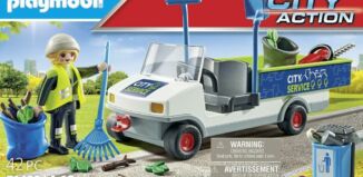 Playmobil - 71433 - Agent d’entretien voirie avec véhicule électrique