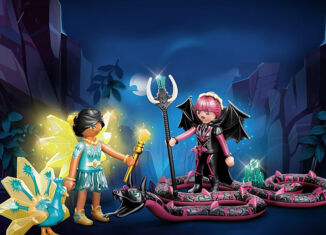 Playmobil - 70803 - Crystal Fairy and Bat Fairy with Soul Animals