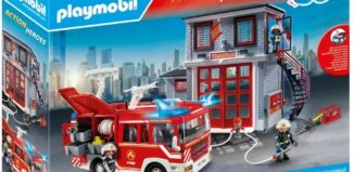 Playmobil - 71603 - Estación y camión de bomberos