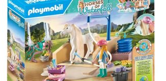 Playmobil - 71354 - Isabella & Lioness with Washing Area