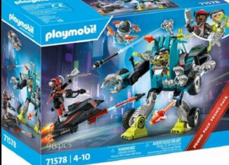 Playmobil - 71578 - Robot contre planeur