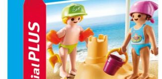Playmobil - 71581 - Kids with sand castle