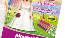Playmobil - 30797324-ger - Princess as Bride with 3 Crayola Pens
