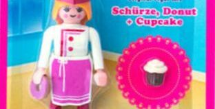 Playmobil - 30793394-ger - Bäckerin mit Schürze, Donut und Cupcake