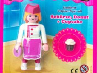 Playmobil - 30793394-ger - Baker with Apron, Donut and Cupcake