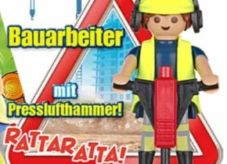 Playmobil - 30797024-ger - Bauarbeiter mit Presslufthammer