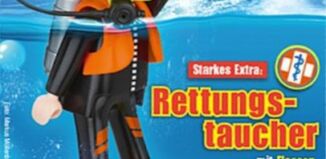 Playmobil - 30797154-ger - Recue Diver with flippers and compressed air bottle