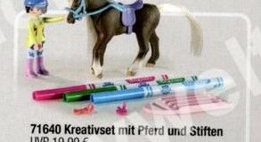 Playmobil - 71640 - Kreativset mit Pferd und Stiften