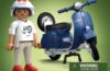 Playmobil - 71622 - Driver with dark blue Vespa