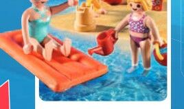 Playmobil - 4941v2 - Maman et enfants á la plage