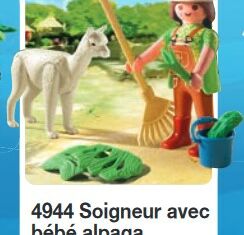 Playmobil - 4944v2 - Zookeeper with Alpaca