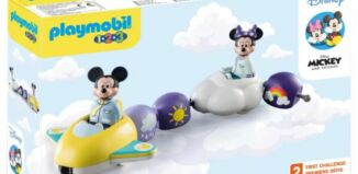 Playmobil - 71320 - Disney Mickey y Minnie Tren Nube