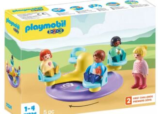 Playmobil - 71324 - Entfants et tourniquet