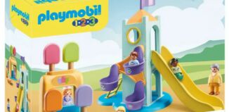Playmobil - 71326 - Aire de jeux avec toboggan géant
