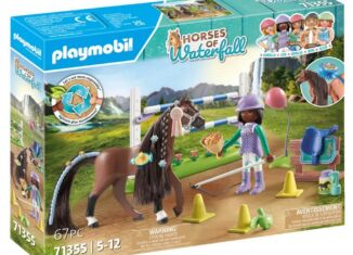 Playmobil - 71355 - Zoe & Blaze with Tournament Parcours