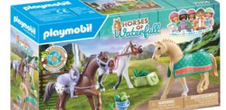 Playmobil - 71356 - 3 caballos: Morgan, Cuarto de Milla y Shagya