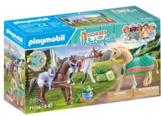Playmobil - 71356 - 3 Horses: Morgan, Quarter Horse & Shagya Araber