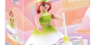 Playmobil - 71364 - Peonza Arcoíris con princesa